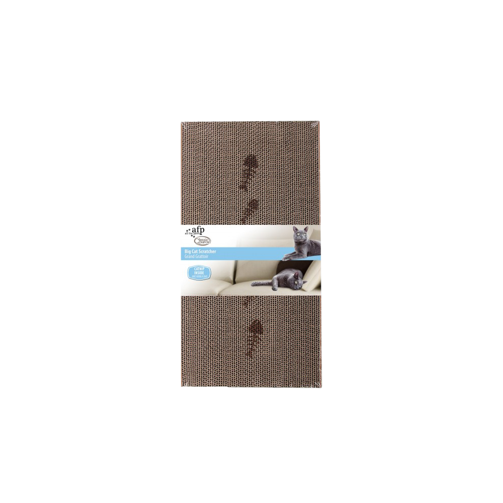 AFP Classique Confort Grattoir Carton - Griffoir Herbe Chat Design