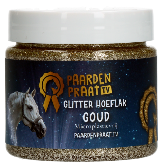 Vernis à sabots pailleté Paardenpraat TV Argent - Brillant et tendance pour votre cheval