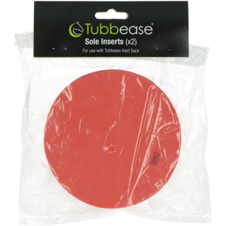 Semelle chaussette pour sabot S 110 mm Rose Tubbease - 1 set
