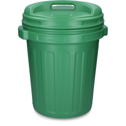Boîte de rangement noire 40L avec couvercle - Spacieuse et pratique