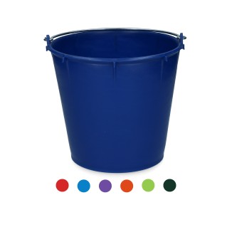 Seau 7 l avec poignée Bourgogne Vplast - Pratique et élégant