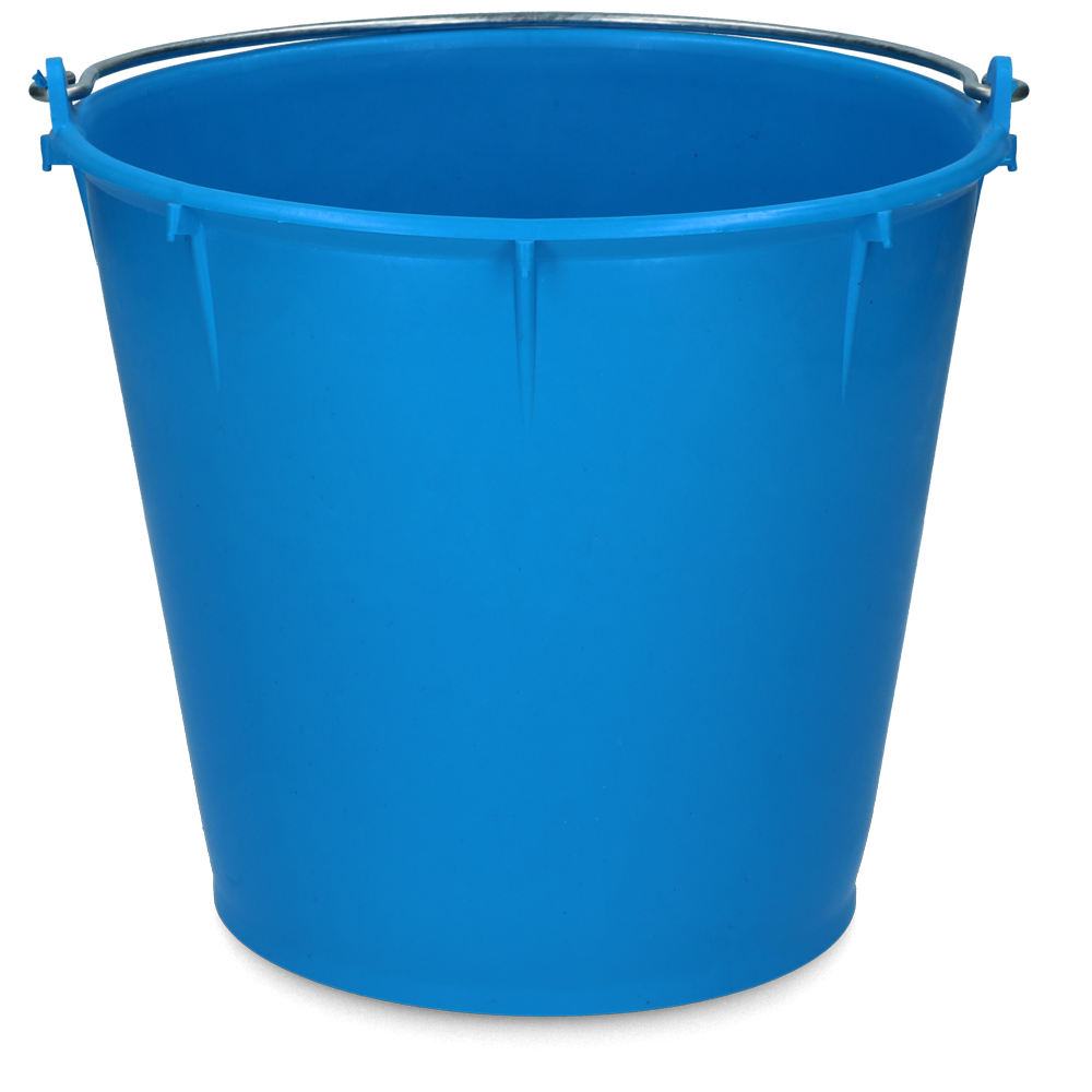 Seau 7 l avec poignée Bourgogne Vplast - Pratique et élégant