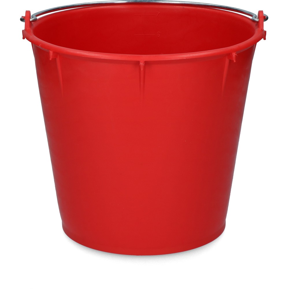 Seau 7 l avec poignée Bourgogne Vplast - Pratique et élégant