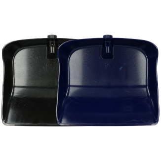 Pelle en plastique noire Vplast 37x33x14 cm - Pour cheval