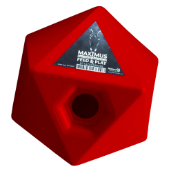 Maximus Feed & Play Bleu pour Cheval - Jeu et nourriture en un!