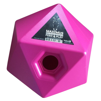Maximus Feed & Play Bleu pour Cheval - Jeu et nourriture en un!