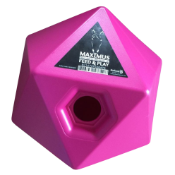 Maximus Feed & Play Bleu pour Cheval - Jeu et nourriture en un!