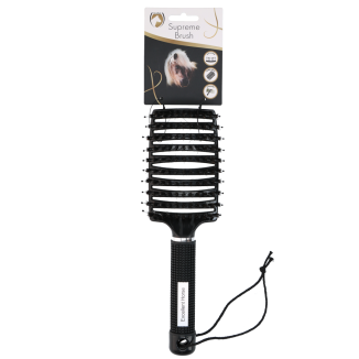 Brosse Suprême pour Cheval Rose 25x8x4 cm