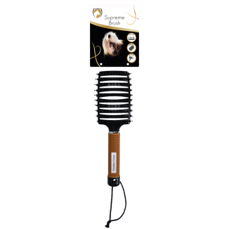 Brosse Suprême pour Cheval Rose 25x8x4 cm
