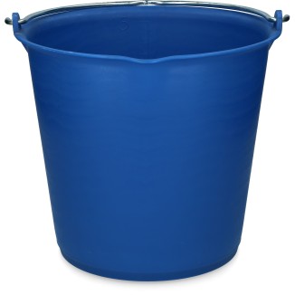 Seau 15L Vplast avec bec verseur Noir - Écurie et Terrain