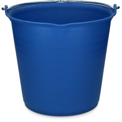 Seau 15L Vplast avec bec verseur Noir - Écurie et Terrain