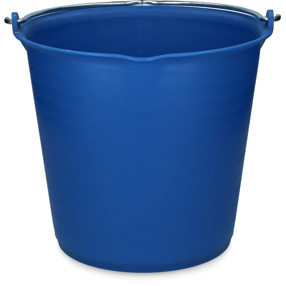 Seau 15L Vplast avec bec verseur Noir - Écurie et Terrain