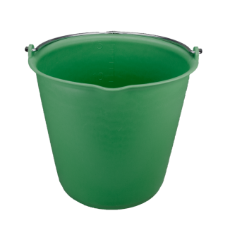 Seau 15L Vplast avec bec verseur Noir - Écurie et Terrain