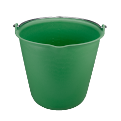 Seau 15L Vplast avec bec verseur Noir - Écurie et Terrain