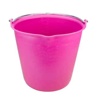 Seau 15L Vplast avec bec verseur Noir - Écurie et Terrain