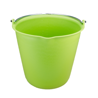 Seau 15L Vplast avec bec verseur Noir - Écurie et Terrain