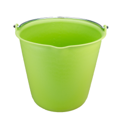 Seau 15L Vplast avec bec verseur Noir - Écurie et Terrain