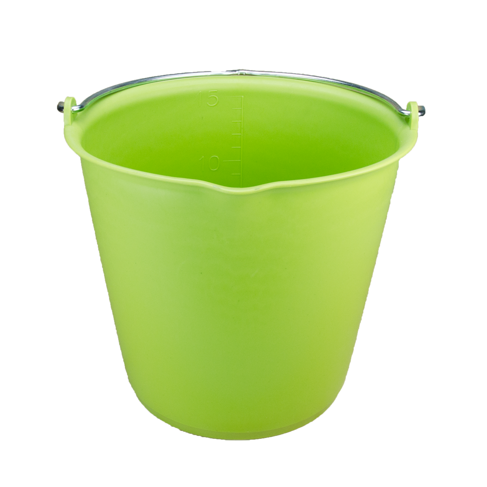 Seau 15L Vplast avec bec verseur Noir - Écurie et Terrain