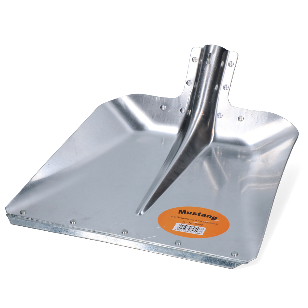 Pelle à Neige Mustang Aluminium - Idéale pour l'Écurie!