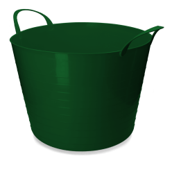 Bac à foin vPlast V-Trug Flexi 65L Bleu - Idéal pour l'écurie