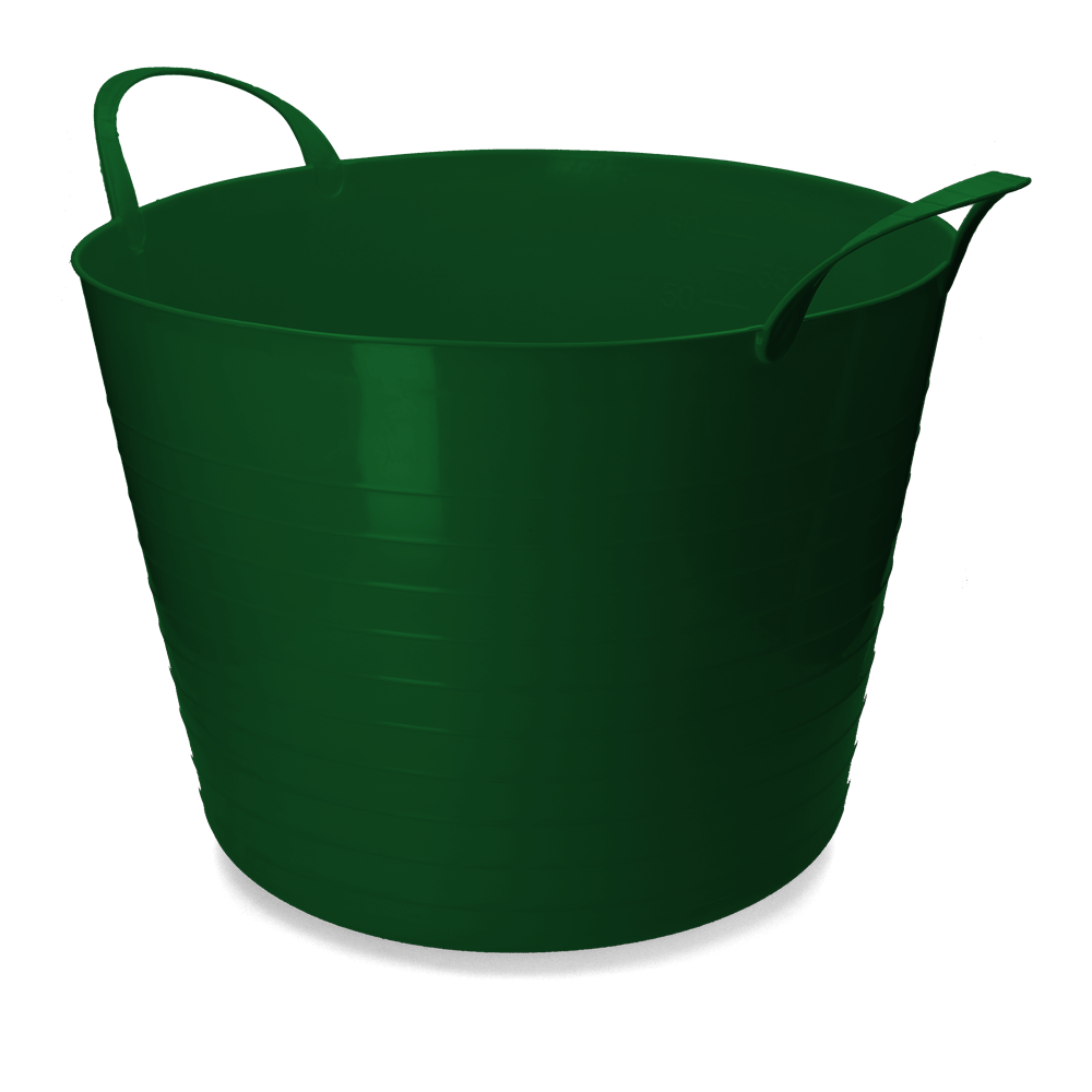 Bac à foin vPlast V-Trug Flexi 65L Bleu - Idéal pour l'écurie