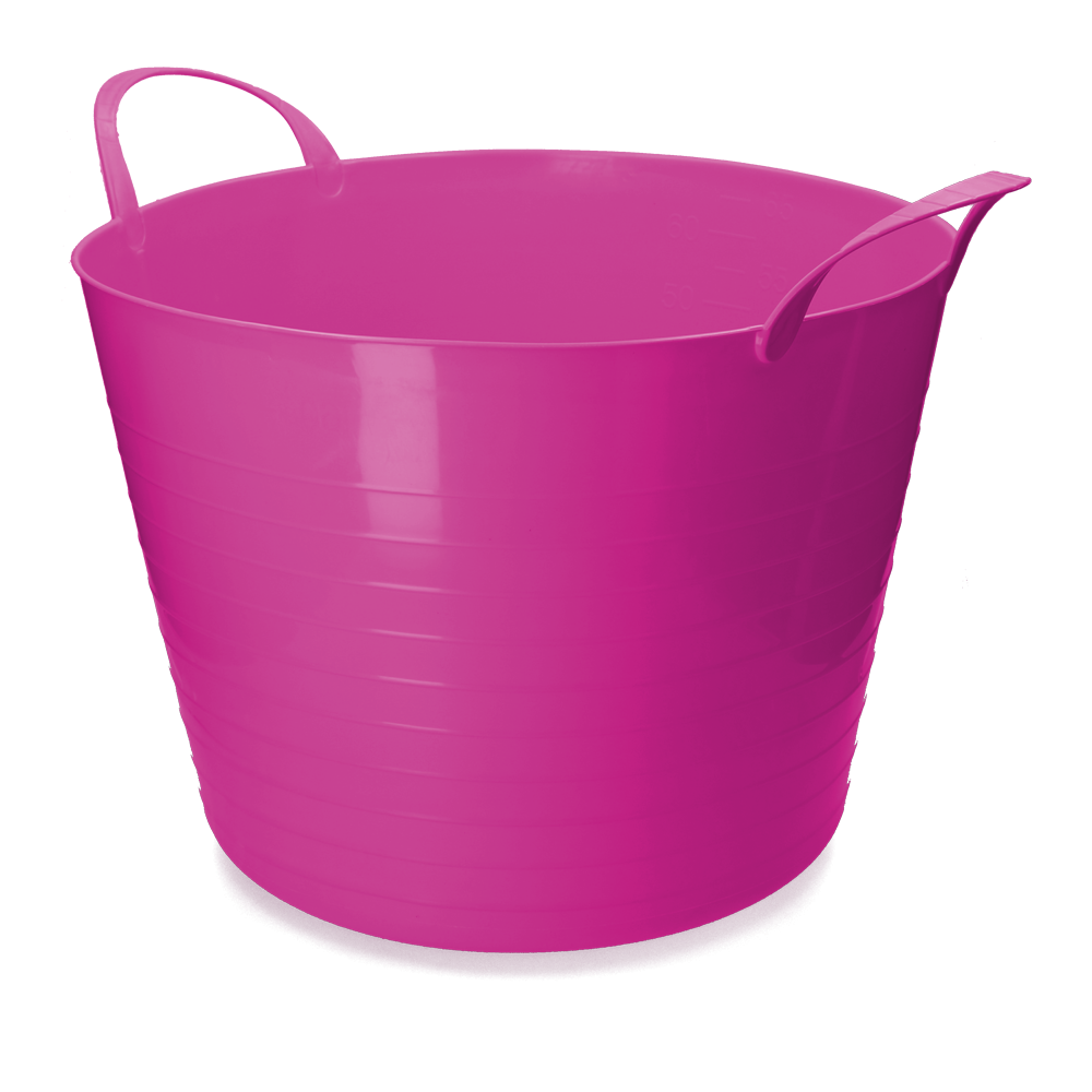 Bac à foin vPlast V-Trug Flexi 65L Bleu - Idéal pour l'écurie