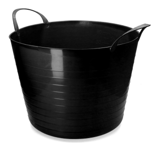 Bac à foin vPlast V-Trug Flexi 65L Bleu - Idéal pour l'écurie