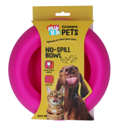 Excellent Pets No-Spill Bowl 800ml Orange M