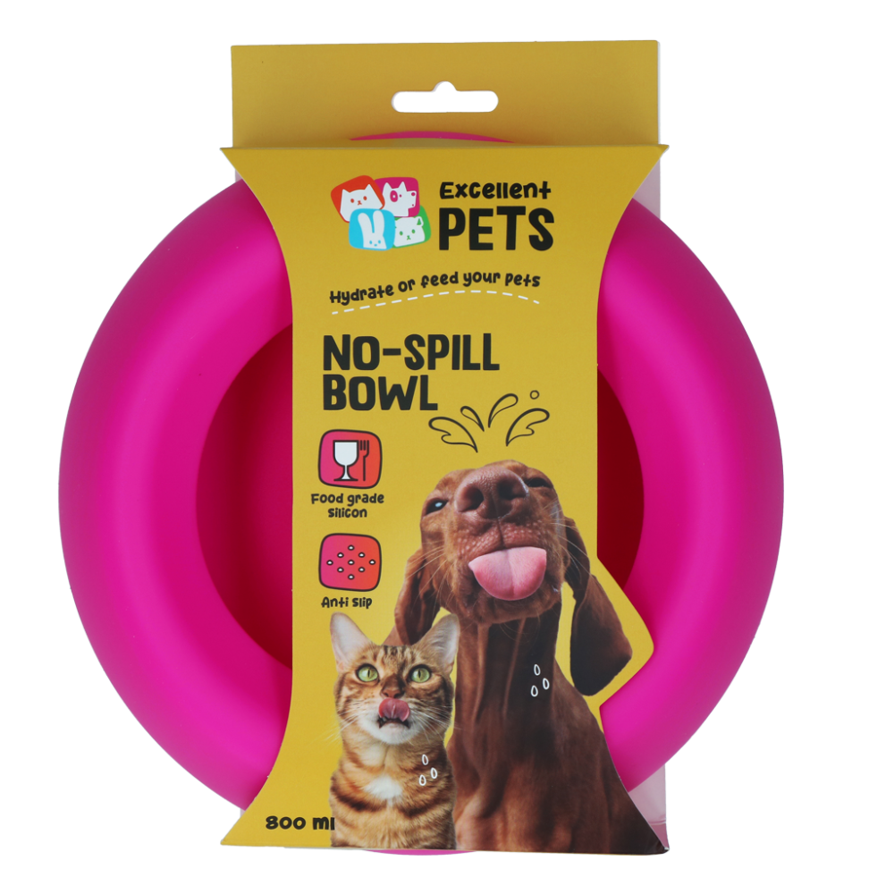 Gamelle Anti-Déversement Silicone 800ml | Excellent Pets